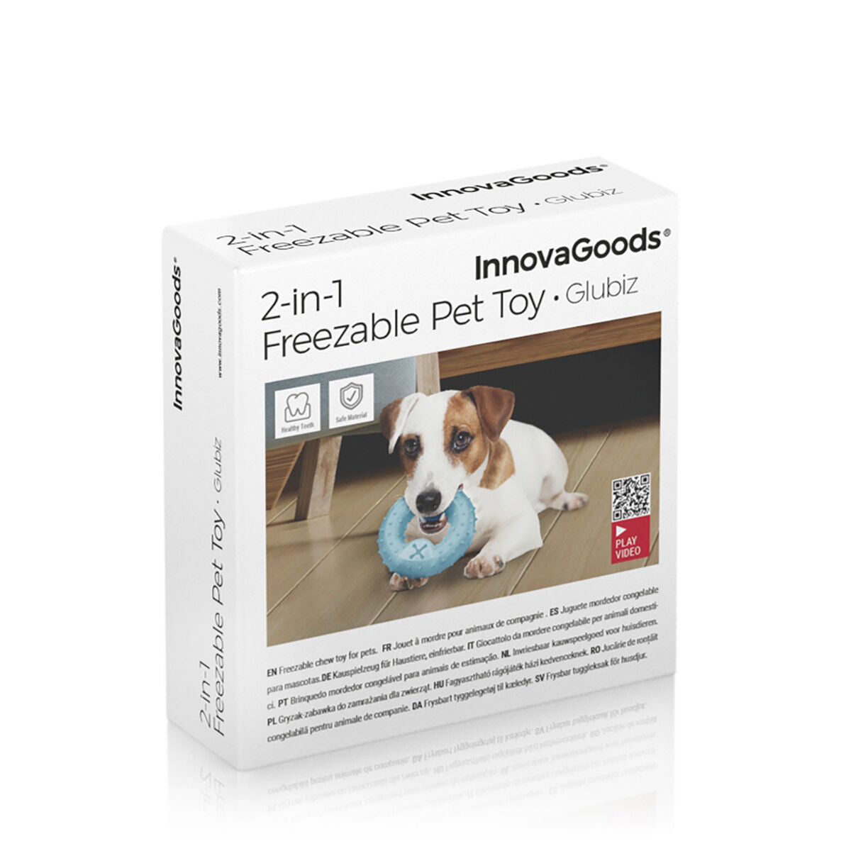 2-in-1 Freezable Pet Chew Toy Glubiz InnovaGoods-1